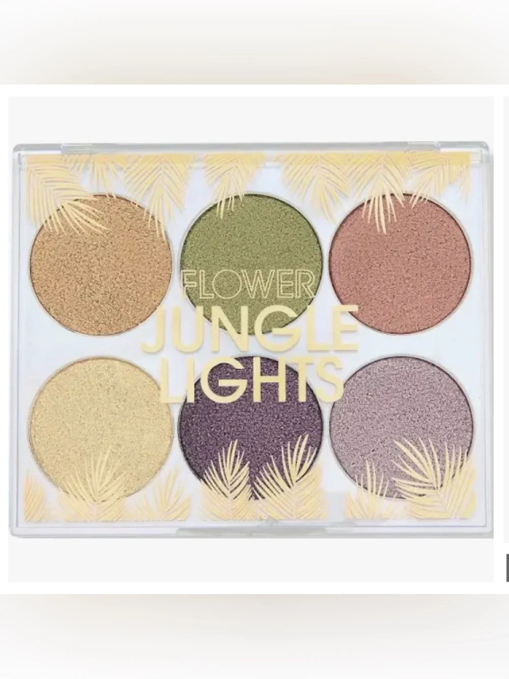 Jungle Lights Shimmer Eyeshadow Palette - Green, Gold, Purple & Pink Shades